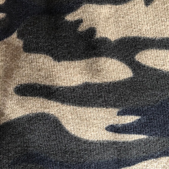 Green Camo Print Long Cardigan - Picture 6 of 6